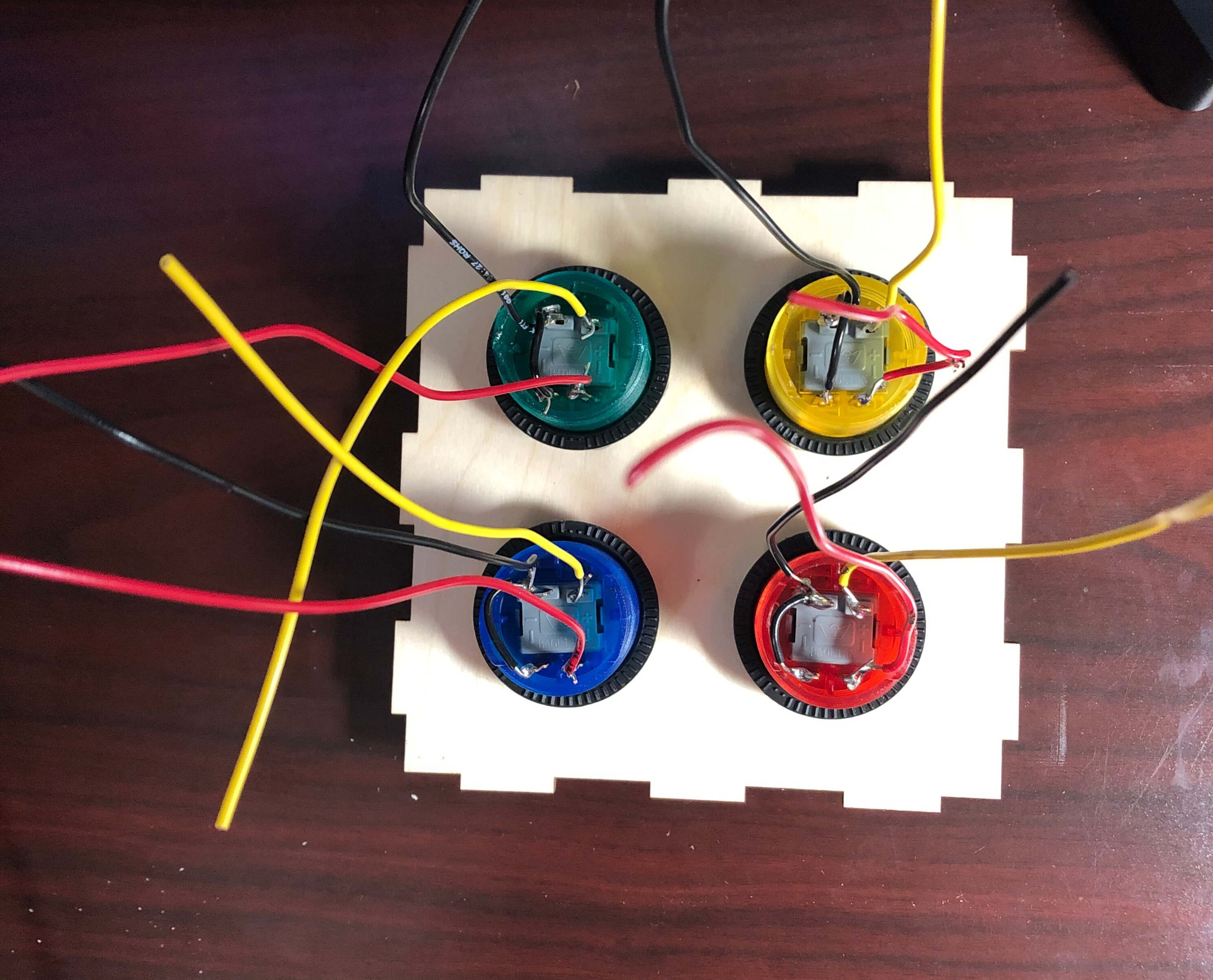 Buttons Soldered